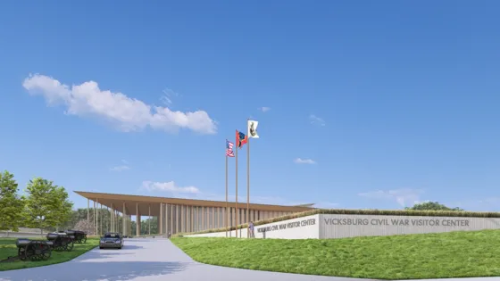 Concept design for new Vicksburg visitor center