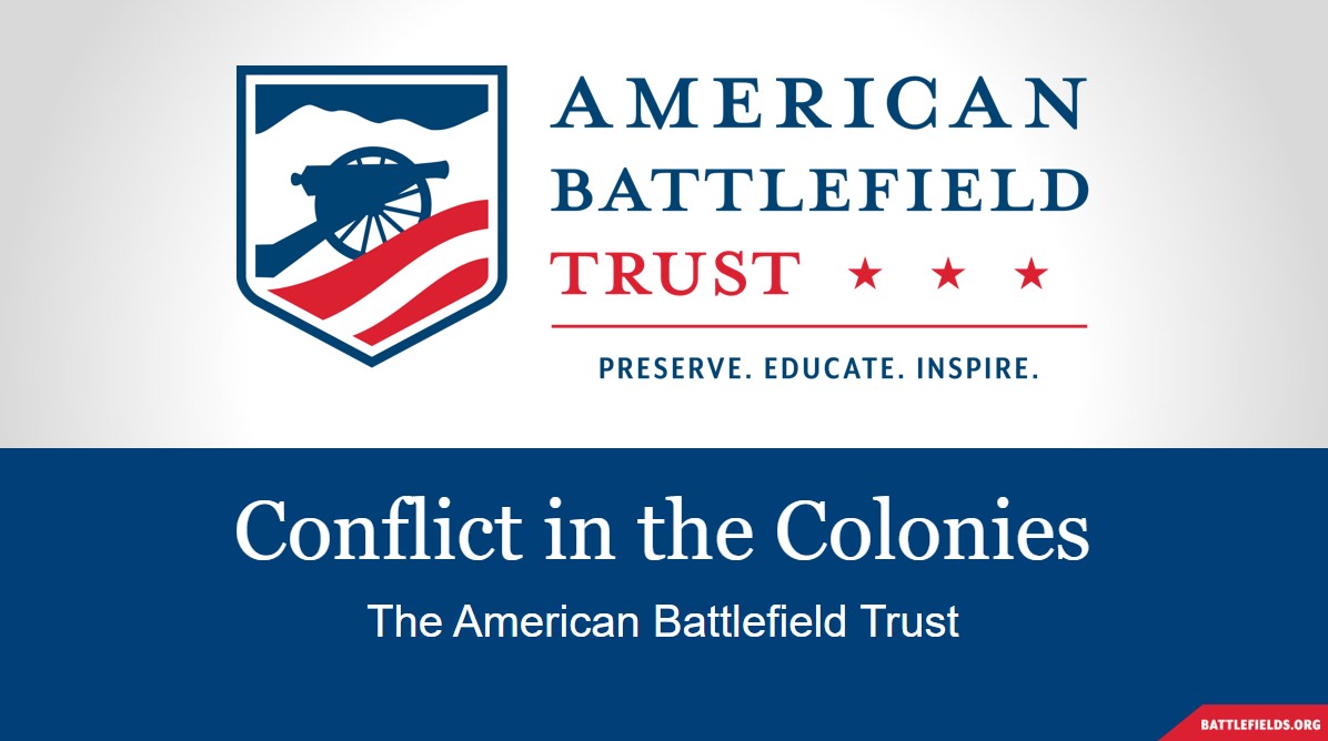Conflict in the Colonies Lesson Plan PowerPoint