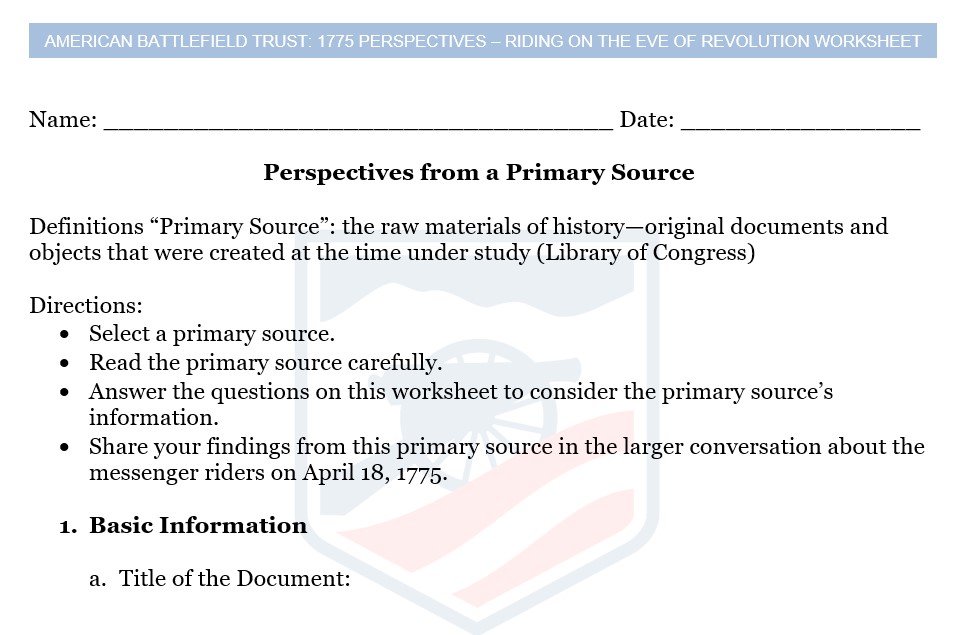 Lesson Plan Worksheet