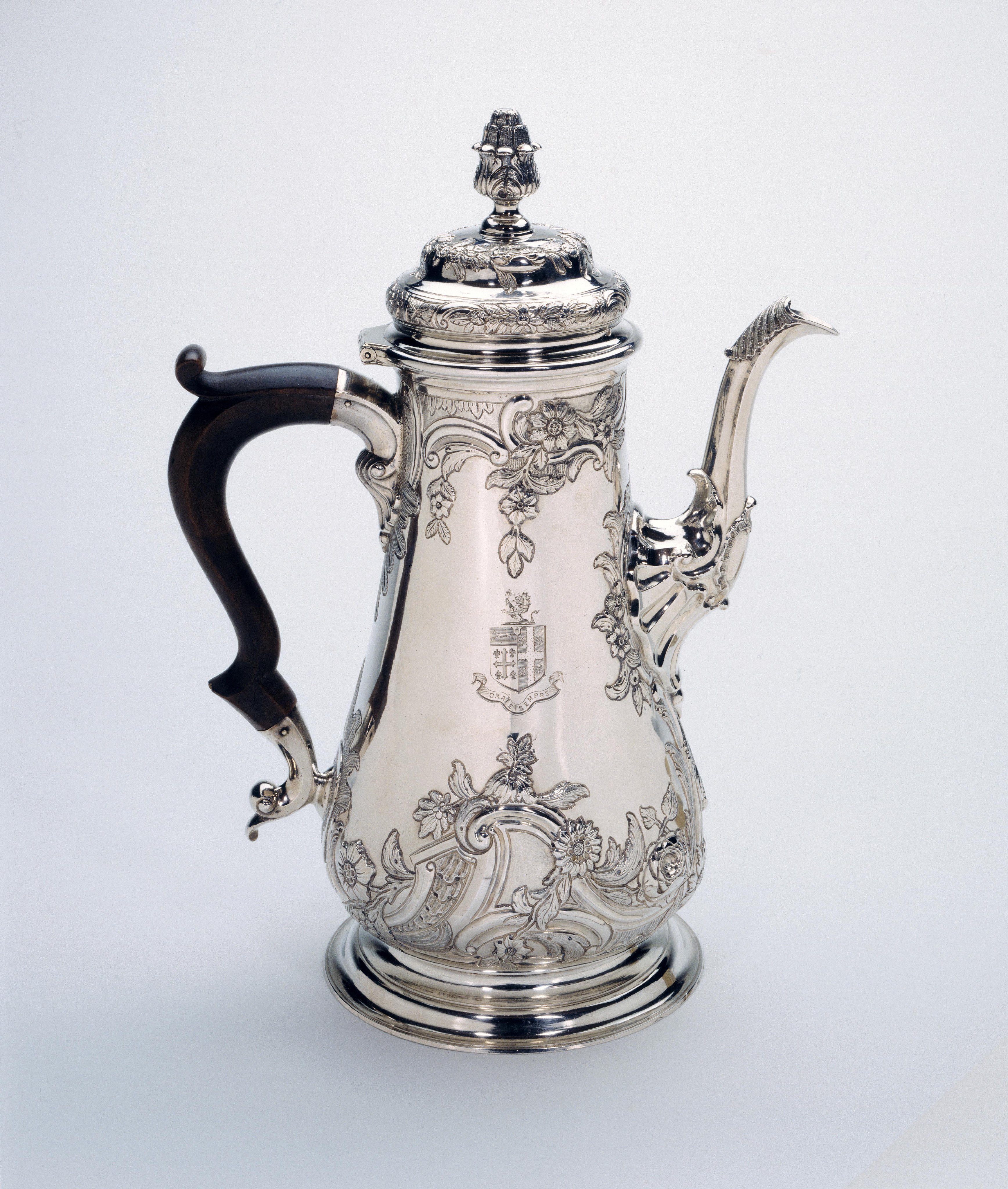 Silver coffeepot