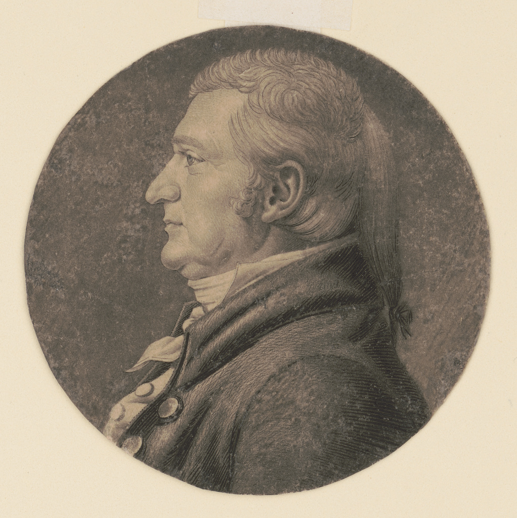 Engraving of Henry Dearborn by Charles Balthazar Julien Fevret de Saint-Mémin in 1805