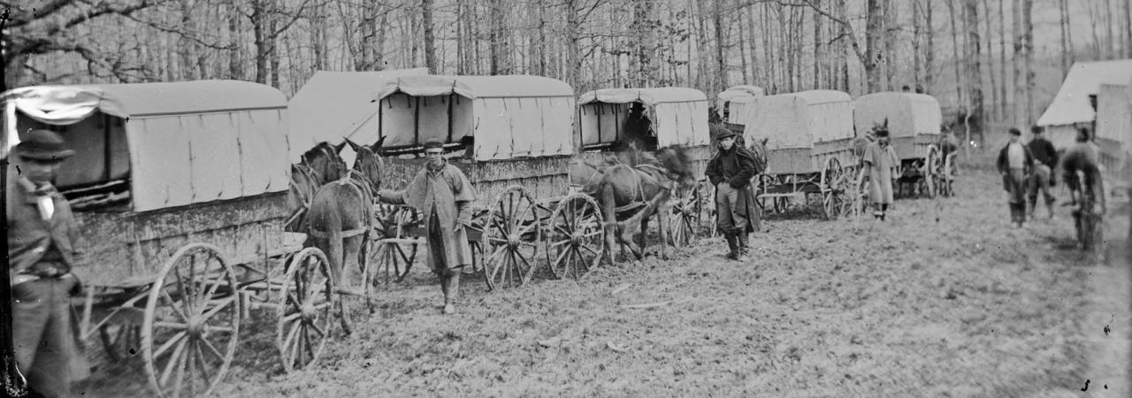 Ambulance train at Harewood Hospital, Washington, D.C.