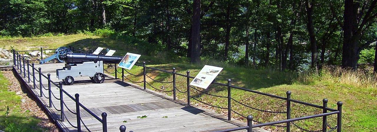 Cannons at Fort Montgomery