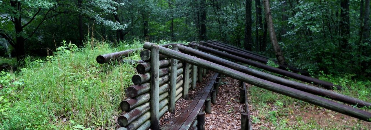 Earthworks at Gilgal Church