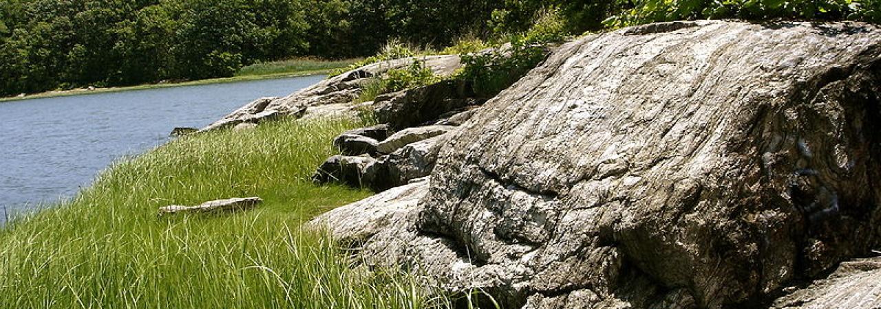 Northern tip of Hunter Island in Pelham Bay Park