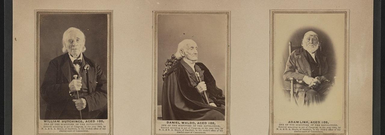 19th Century photographs of Revolutionary War veterans