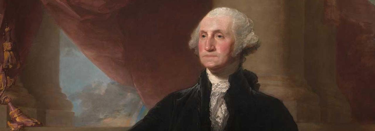 Gilbert Stuart, "George Washington (The Lansdowne Portrait)" (1796)