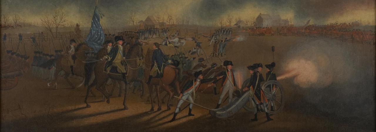 James Peale (1749-1831), The Battle of Princeton, ca. 1782,