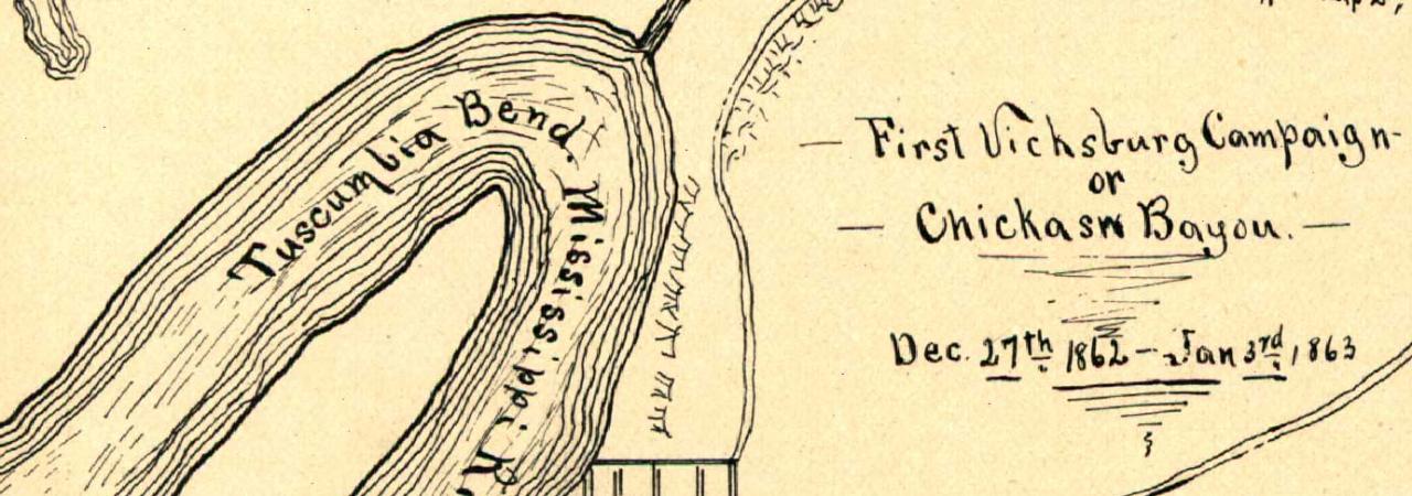 A map of Chickasaw Bayou