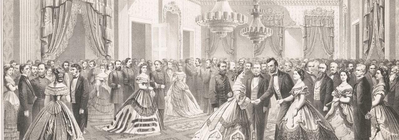 Reception at Lincoln's Second Inauguration