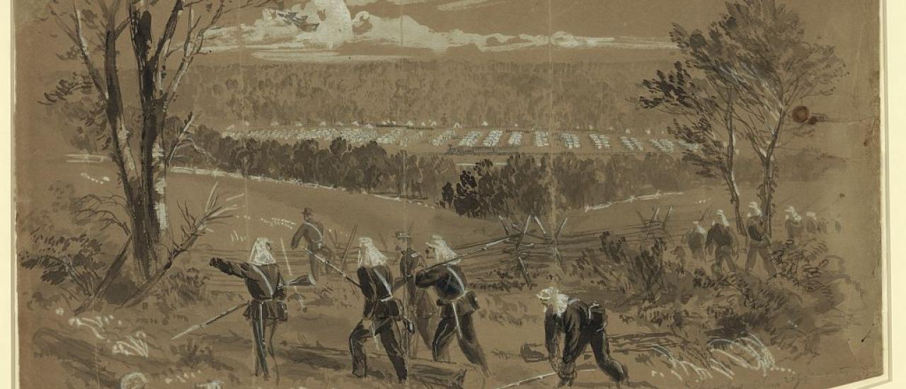 Civil War Soldiers Sketch