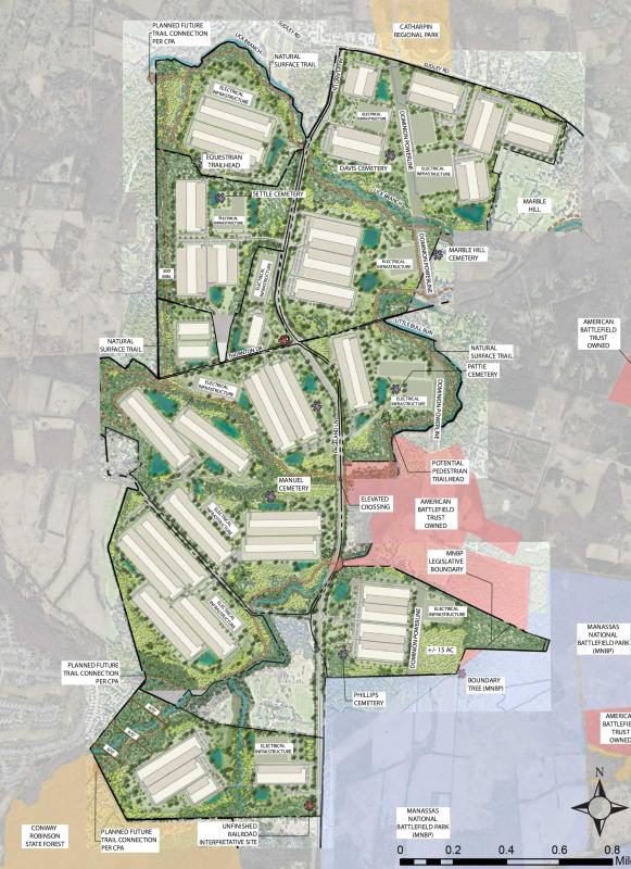 Prince William Digital Gateway Data Center Map