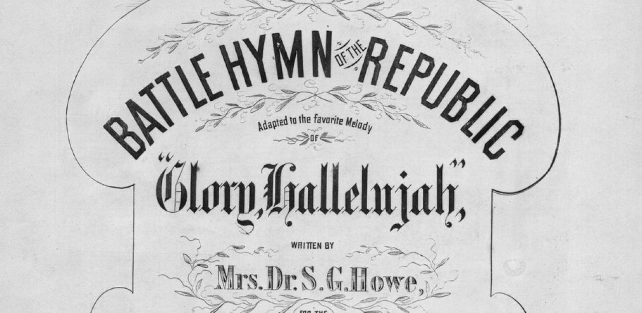 Battle Hymn of the Republic sheet music