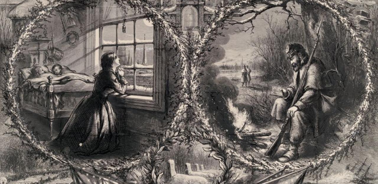 "Christmas Eve" Harper's Weekly, January 3, 1863