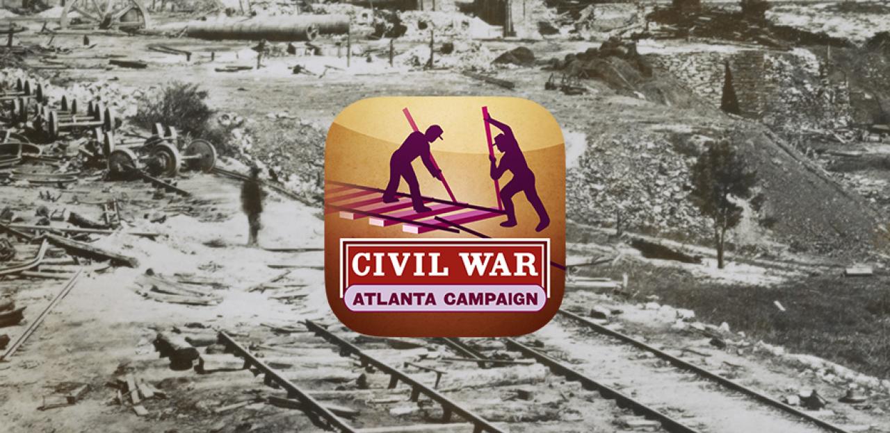 This is an image of the Atlanta Campaign Battle App Icon. 