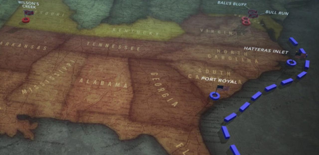 civil war battles map worksheet