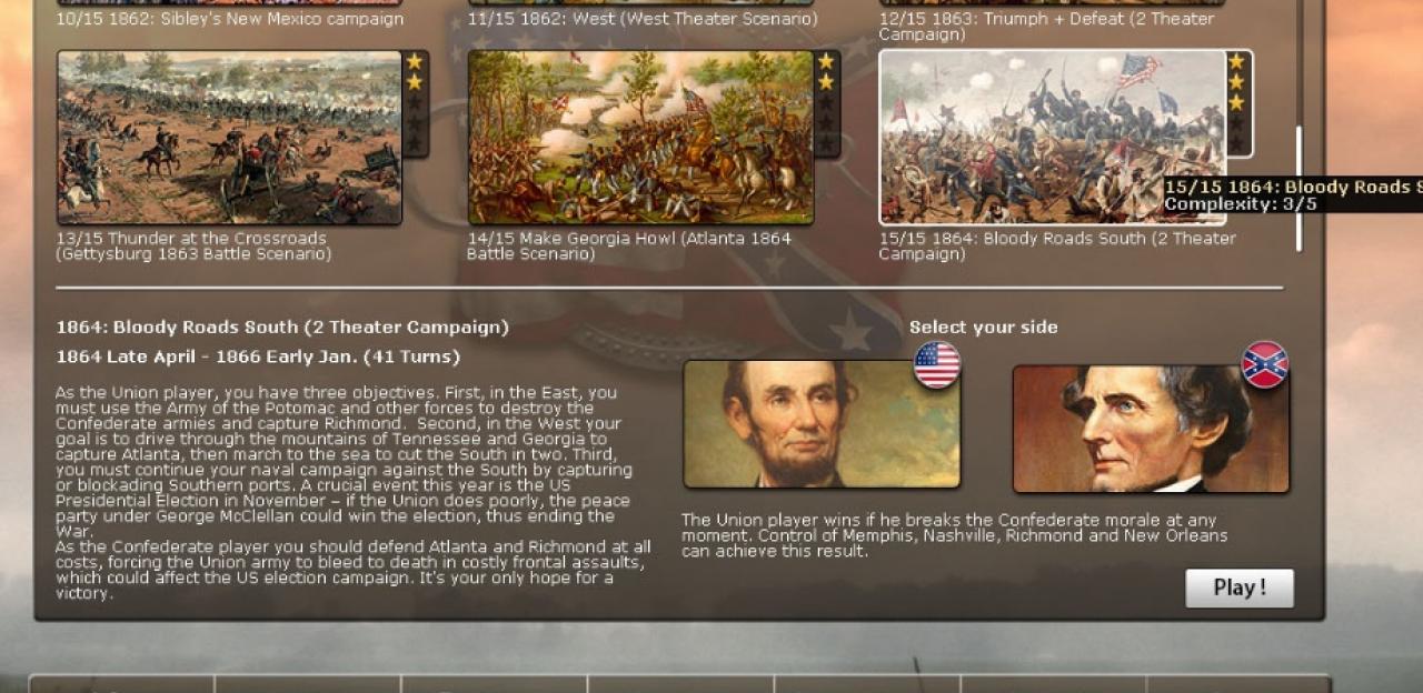 battlefield civil war game
