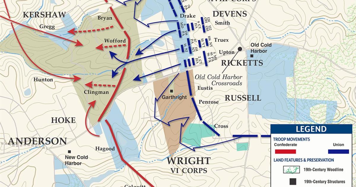 Cold Harbor June 1 1864 American Battlefield Trust   Cold Harbor     June 1 (July 2022) 