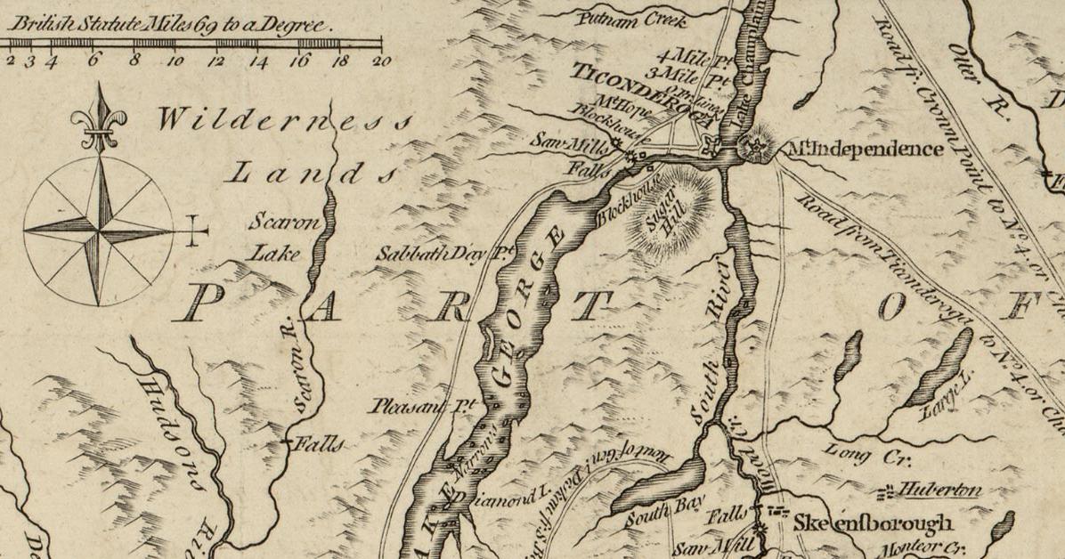 The Siege Of Fort Ticonderoga 1777 American Battlefield Trust   Fort Ticonderoga Map 