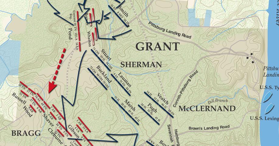 Civil War Battle Maps Shiloh