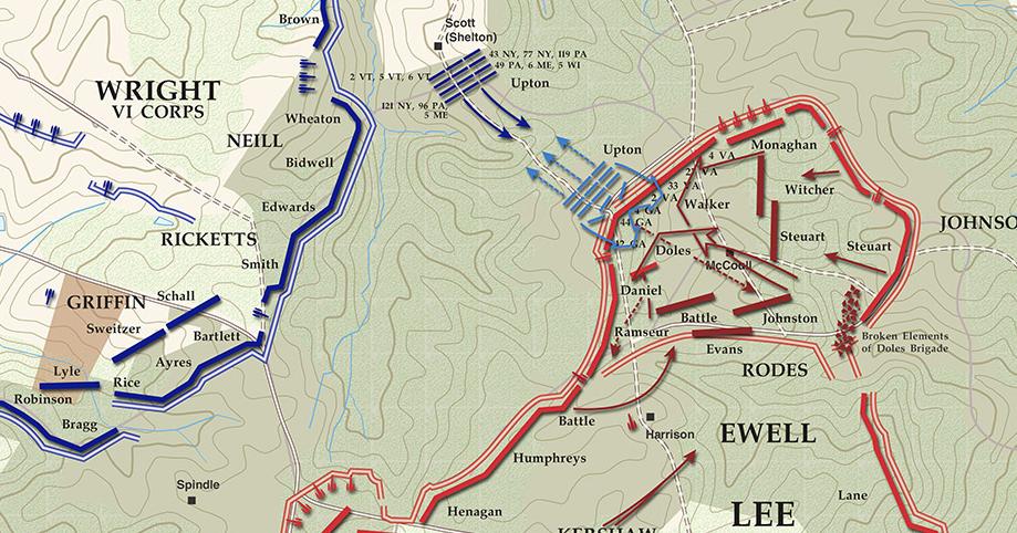 Spotsylvania Court House | Upton's Attack | May 10, 1864 | American ...