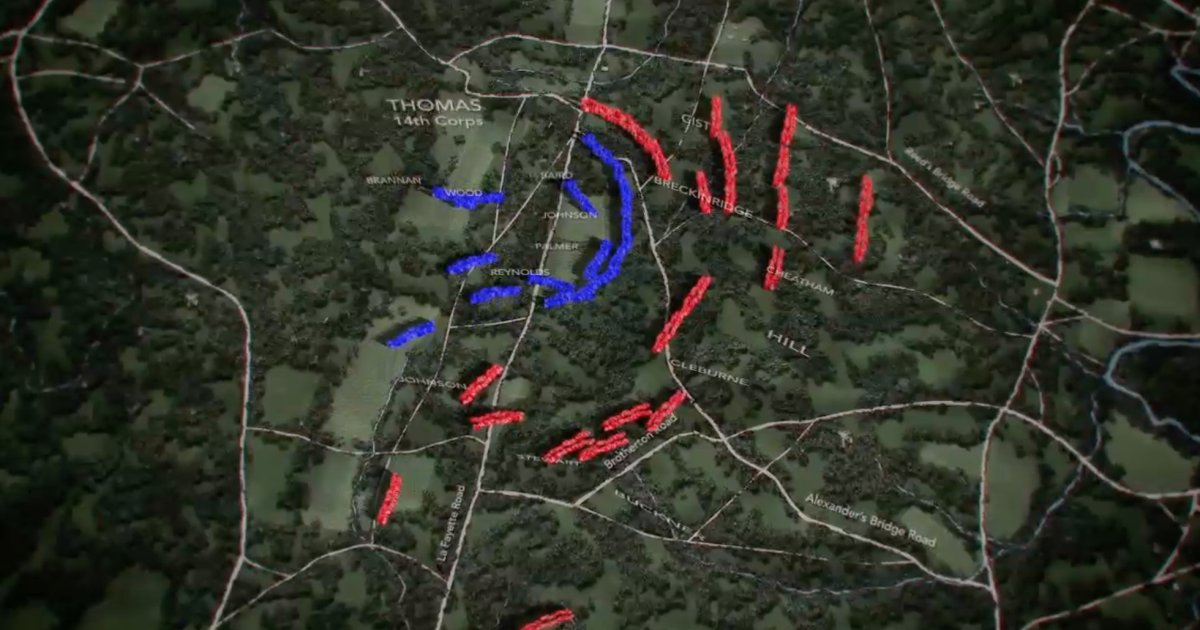 Chickamauga Animated Map | American Battlefield Trust