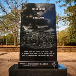 The First Light of Freedom Memorial on Roanoke Island/ Fort Raleigh National Historic Site