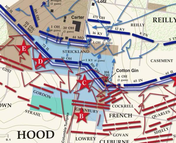 Franklin | Nov 30, 1864 | Confederate Breakthrough