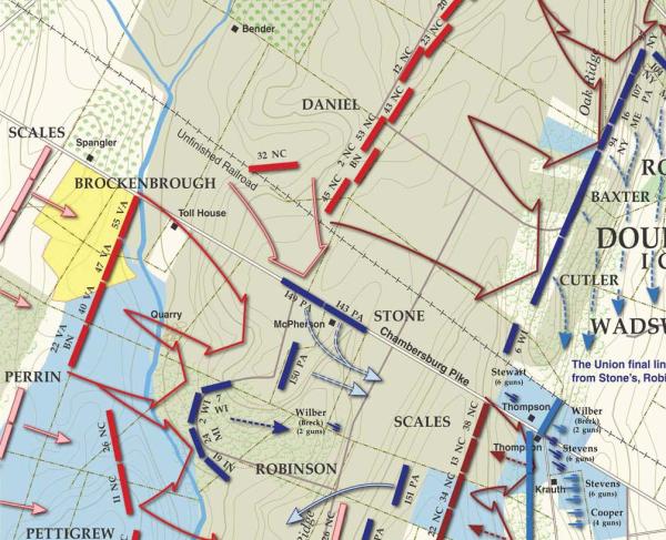 Gettysburg Artillery Placements July 3 1863 American Battlefield Trust 0267