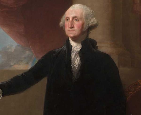 Gilbert Stuart, "George Washington (The Lansdowne Portrait)" (1796)