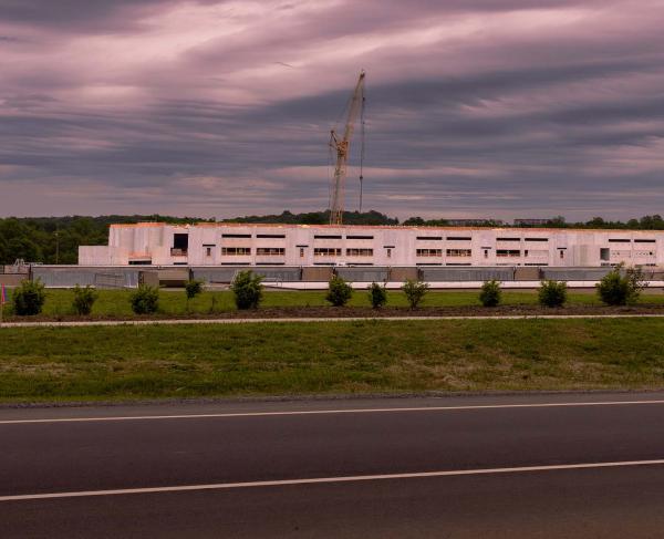 A data center construction site in Loudon County, Va.