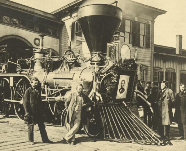 Engine "Nashville" of the Lincoln funeral train