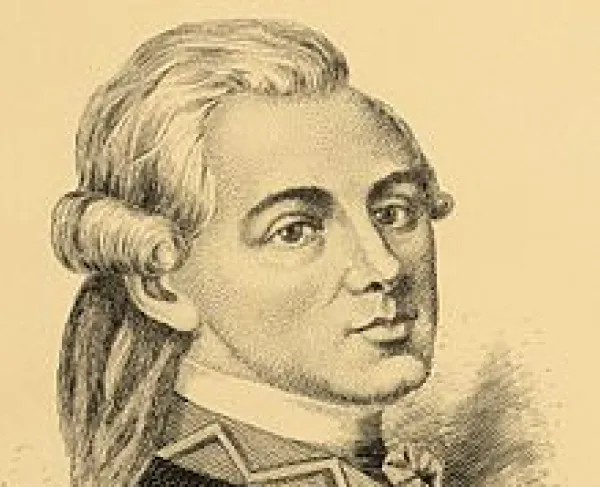 Drawing of Daniel Hyancinthe Marie Liénard de Beaujeu