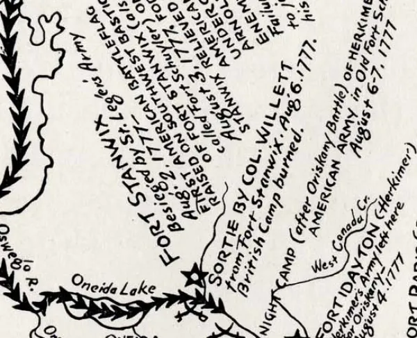 This is a map of Fort Stanwix.