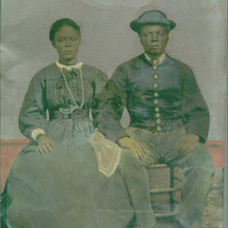 Hannah and Adam Watkins (c. 1865)