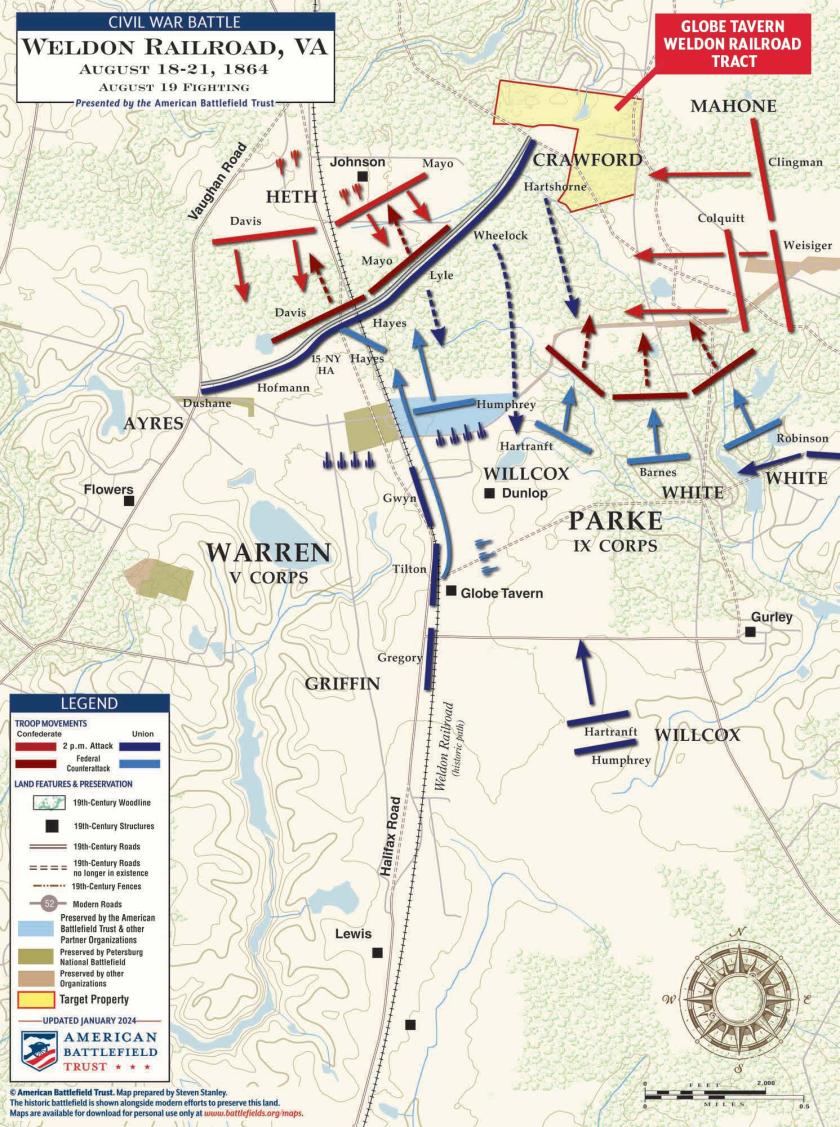 Weldon Railroad | Aug 19, 1864 Fighting