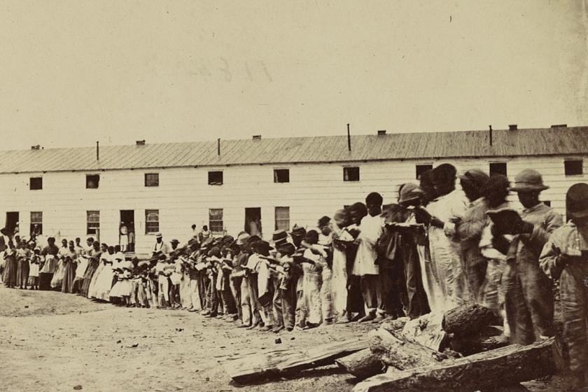 The contraband school at Freedman's Village, Arlington, Va.