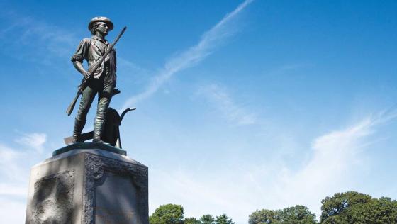 The Minute Man by Daniel Chester French, Minute Man National Historic Park, Middlesex County, Mass.