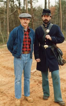 Bud Hall and Brian Pohanka at Chantilly