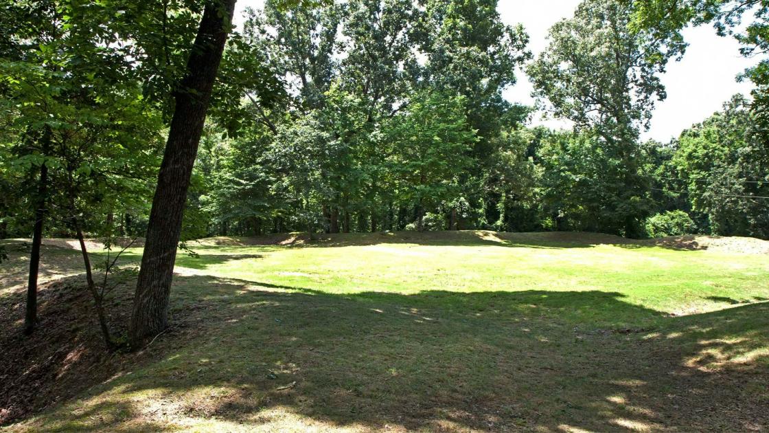 Union earthworks at Fort Hill, Waverly, Tenn.