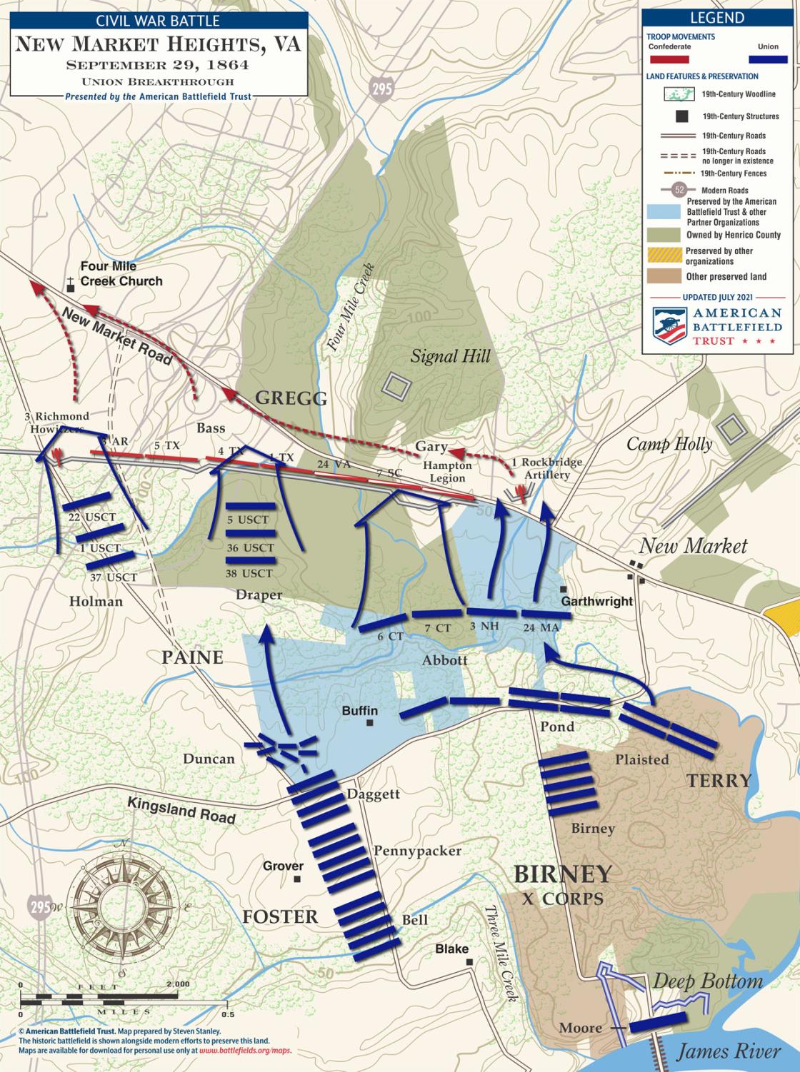 New Market Heights | Union Breakthrough | Sep 29, 1864 | American ...