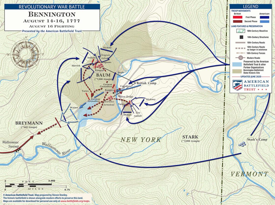 Loyalists American Revolution Map