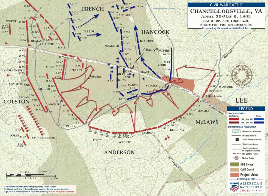 Chancellorsville | Fight for the Intersection | May 3, 1863