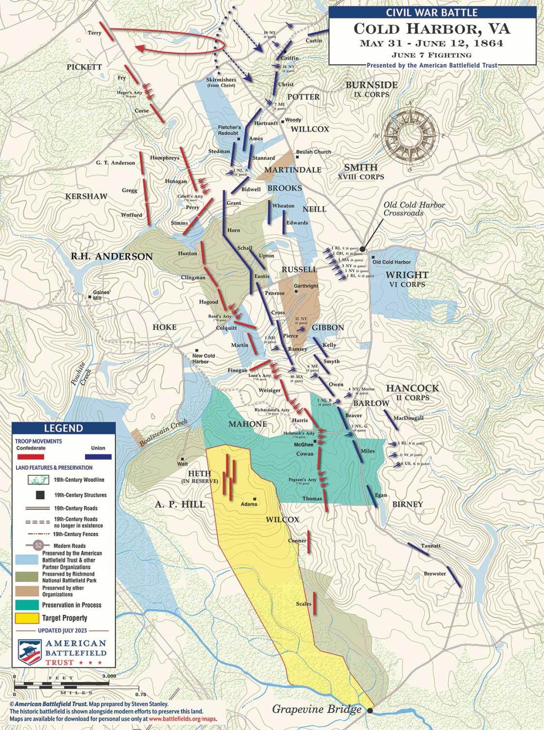 Cold Harbor Map