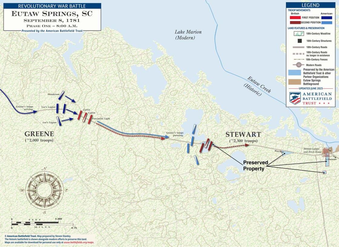 Eutaw Springs | Sep 8, 1781 | Phase One | American Battlefield Trust