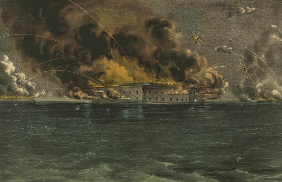 Bombardment of Fort Sumter, Charleston Harbor: 12th & 13th of April, 1861