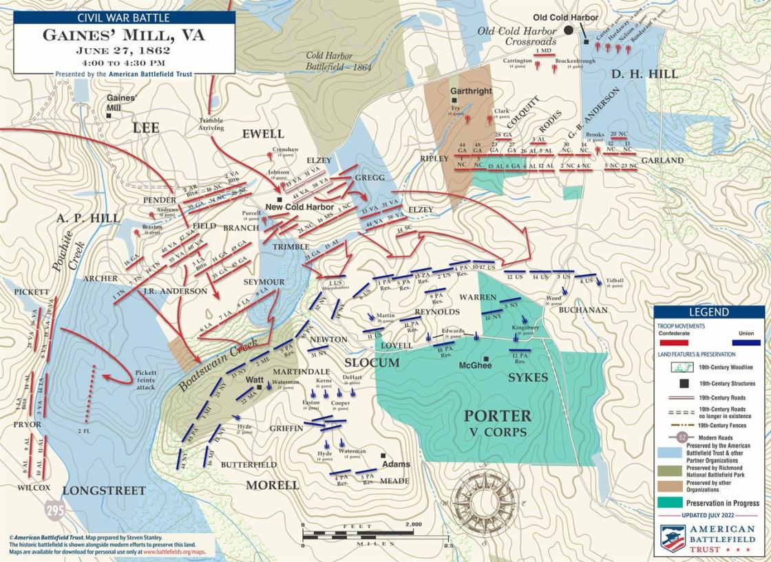 Gaines' Mill | June 27, 1862 | American Battlefield Trust