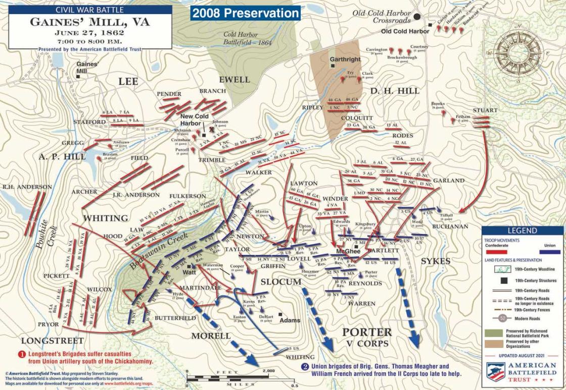 Gaines' Mill & Cold Harbor Preservation Progress | 2008