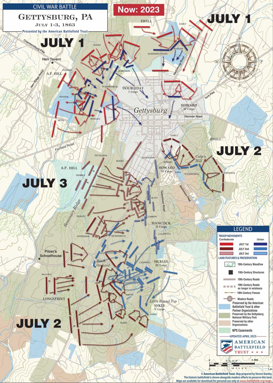 Gettysburg | July 1-3, 1863 | Now And Then | American Battlefield Trust