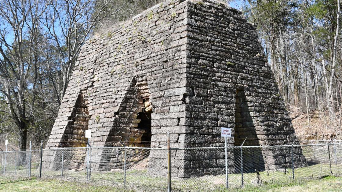 Historic Cedar Grove Furnace on Cedar Creek near the Tennessee River in Perry County, Tenn.